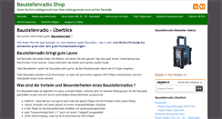 Desktop Screenshot of baustellenradio-shop.de