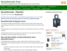 Tablet Screenshot of baustellenradio-shop.de